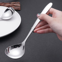 Stainless Steel Mixing Spoon Multifunctional Anti-scald Soup Spoon Long Handle Ladle For Kitchen Supplies