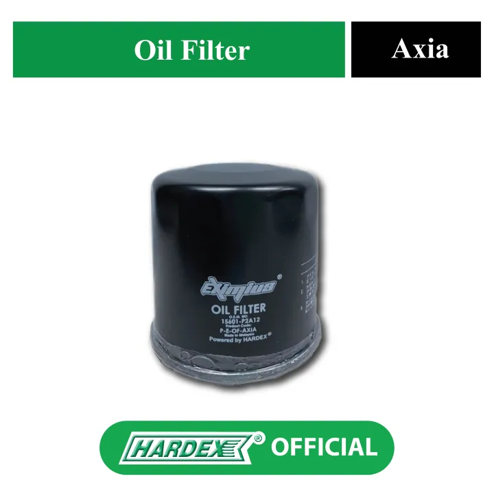 HARDEX Eximius Oil Filter Axia (PEOFAXIA) Lazada