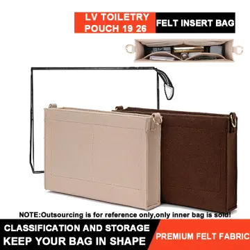 Bag Organizer for LV Toiletry 15 - Premium Felt  