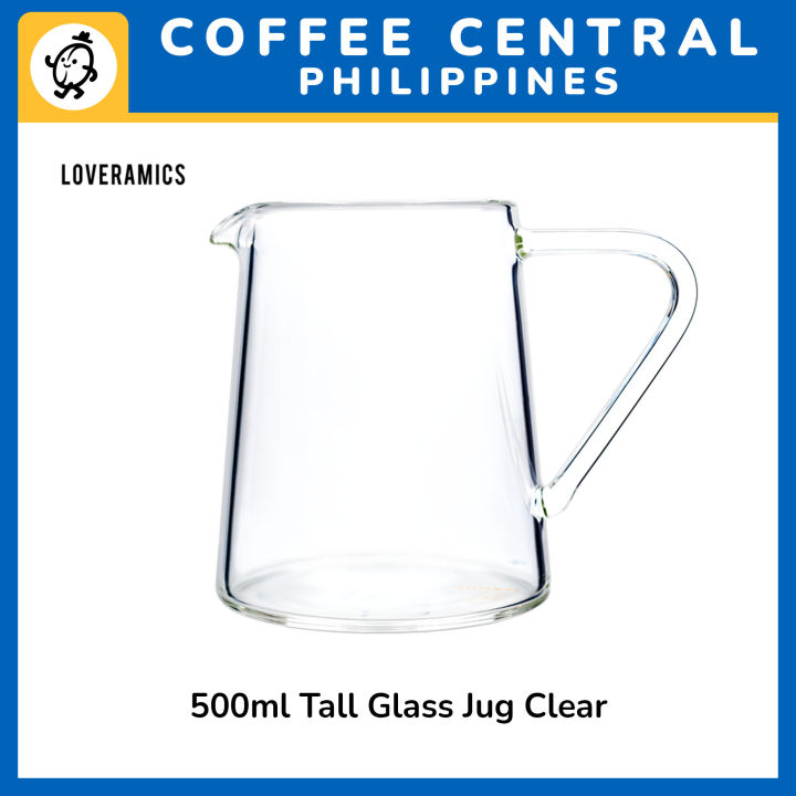 Brewers - 500ml Tall Glass Jug with Lid