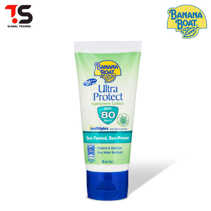 Banana Boat Sunscreen Lotion SPF80 90ml Lazada