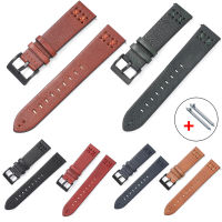 Genuine Leather Watchband 20mm 22mm Stitching Cowhide Watch Strap Black Brown Blue Watch Band Quick Release Wrist celet