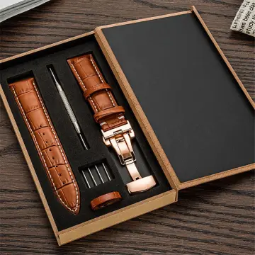 ELV Watchband-42mm-Brown 42 mm Genuine Leather Watch Strap Price