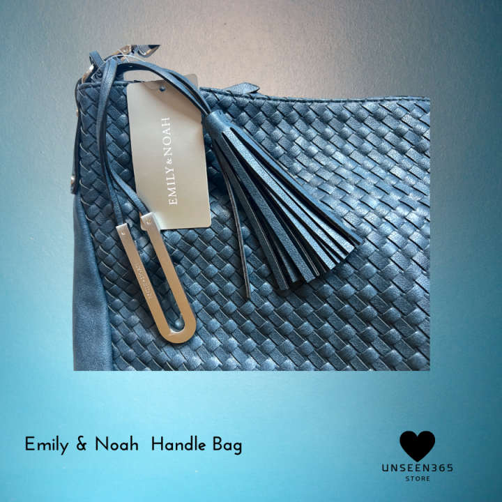 emily-amp-noah-shopper-handle-bag-brown-กระเป๋าถือแบรนด์ดังจากต่างประเทศ-emily-amp-noah-สีกรมอมเทา