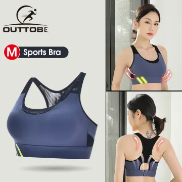 Sports Bra Women Fixed Cups Vest Yoga Top Shockproof Gathered
