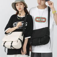 Street style Womens Shoulder Bags Large capacity Canvas Unisex Messenger Bags Fashion Trend Hip hop Bag New Sports Leisure Bags Running Belt