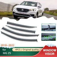 4x รถ Windows Visors สำหรับ MG ZS ZS11 ZX EV VS 2018 2019 2020 2021 2022อุปกรณ์เสริมกันสาด Sun Rain e Shades Guard Deflector