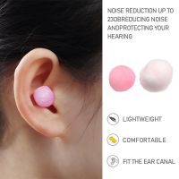 Portable Wax Cotton Earplugs Swimming Ear Plugs Noise Reduction Sleeping Snoring Sound Insulation Hearing Soundproof Protection