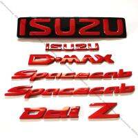 ชุด ป้ายโลโก้ 3D รอบคัน อีซูซุ ดีแม็ก สเปซแค็บ ดีดีไอ แซท All new ISUZU D-MAX Spacecab Ddi Z สีแดง