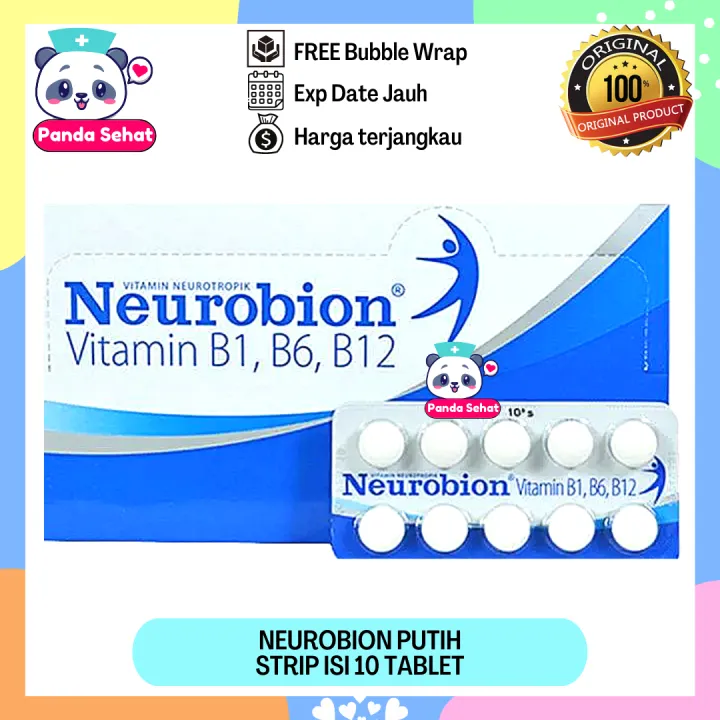 NEUROBION PUTIH VITAMIN B1 B6 DAN B12 1 STRIP 10 TABLET | Lazada Indonesia