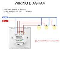 WIFI Smart EU Touch Switch,eWeLink APP,Wireless Light Switch 123 gang Compatible with assistant Alexa,10A2200W