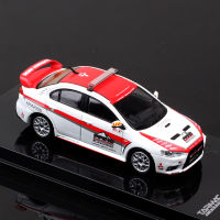 TW Tarmac Works 164 Scale Mitsubishi Lancer Evolution X Pikes Peak Safety Car EVO Diecast &amp; Vehicles ของเล่นโลหะ