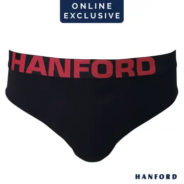 Hanford Men Premium Ribbed Cotton w/ Contrast Stitch Briefs - Black (3 –  HANFORD