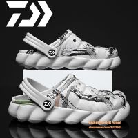 Daiwa Fishing Sandals Men Summer Outdoor Non-Slip Waterproof Slippers Autumn Indoor  Breathable EVA Wading Water Shoes Beach House Slippers