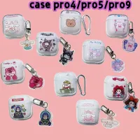 สำหรับ เคสแอร์พอร์ต pro4 Pro5 Pro9 เคสหูฟัง การ์ตูน TPUนุ่มนิ่ม กันกระแทก ป้องกันการชนกัน หูฟังเคสป้องกัน