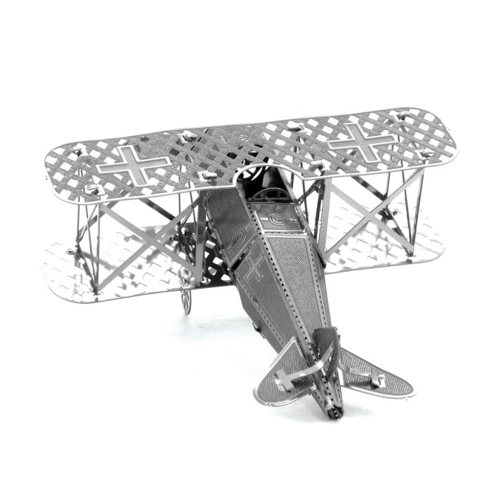 สต๊อกพร้อม-โมเดลปริศนา3มิติแนวสร้างสรรค์รูปเครื่องบินปริศนาโลหะทำมือหุ่นโลหะ3มิติ