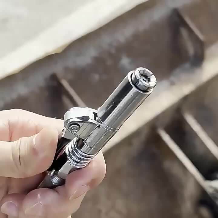 Locking Clamp Type High Pressure Grease Head New Style Grease Injector