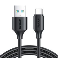 JOYROOM S-UC027A9 3A USB เพื่อ USB-C/ประเภท-C สายเคเบิลข้อมูลสายชาร์จอย่างรวดเร็วความยาว: 1เมตร (สีดำ)