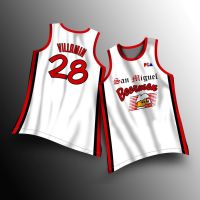 PBA RETRO JERSEY |  SAN MIGUEL BEERMEN YOYOY VILLAMIN  #28 | FULL SUBLIMATION JERSEY | EMPHIRE EDITI