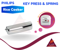 KEY PRESS &amp; SPRING สวิตช์ล็อกและสปริงหม้อหุงข้าว อะไหล่แท้สำหรับหม้อหุงข้าว PHILIPS รุ่น HD3030