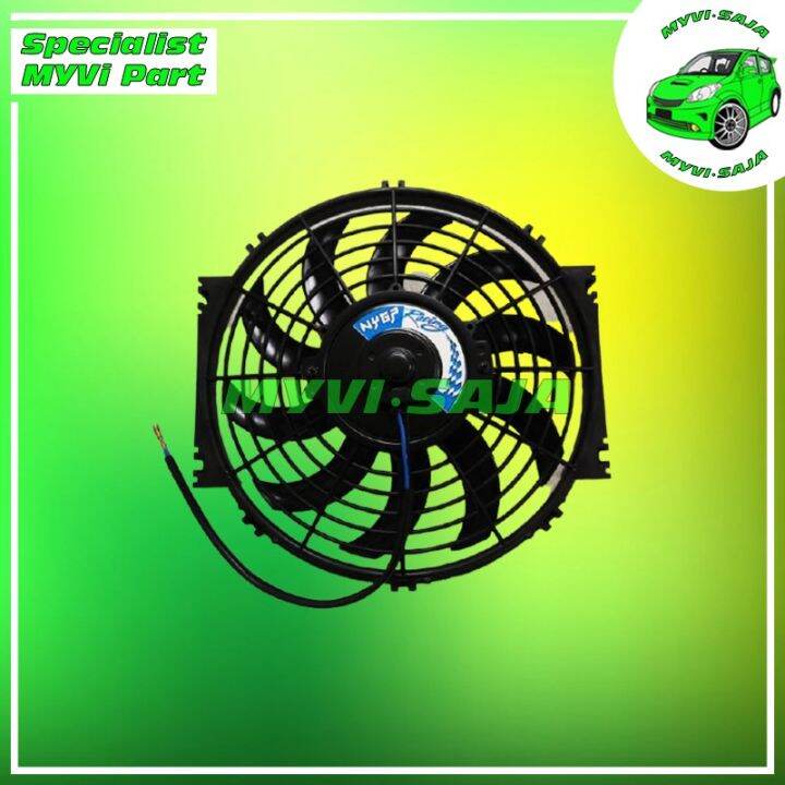 🔯Free Relay🔯 12inci 10inch 12V 80W Electric Cooling Radiator Condensor