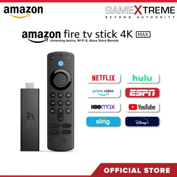 Fire TV Stick 4K Streaming Device with Alexa Voice Remote - Black  for sale online