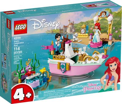 (ของแท้พร้อมส่ง)LEGO Disney Series 43191 เรือฉลองของเอเรียล