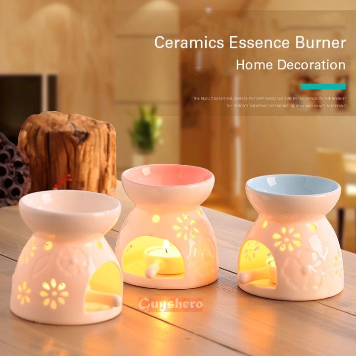 tealight-candle-holder-essential-oil-burner-diffuser-incense-fragrance-night-lamp-aromatpy-ceramics-home-decoration