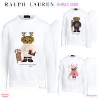 RALPH LAUREN BEAR FRENCH TERRY SWEATSHIRT ( เด็กโตผู้หญิงอเมริกาอายุ 7-16 ปี )