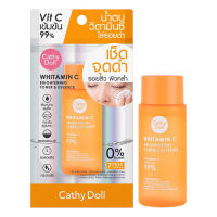 Vit C WHITAMIN โทนเนอร์บำรุงหน้า&amp;น้ำตบ BRIGHTENING TONER AND ESSENCE 300ML CATHY DOLL 50ml.