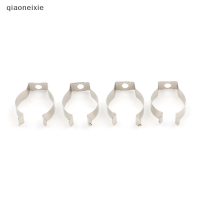 qiaoneixie 4pcs Holder T8หลอดเรืองแสง Bracket คลิปซ็อกเก็ต lamder SILVER