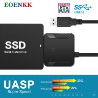 Sata to USB 3.0 Adapter 7 15 Pin Converter Cable Hard Drive Converter Cable for 2.5 SSD Laptop Disk Desktop Hard Drive Adapter