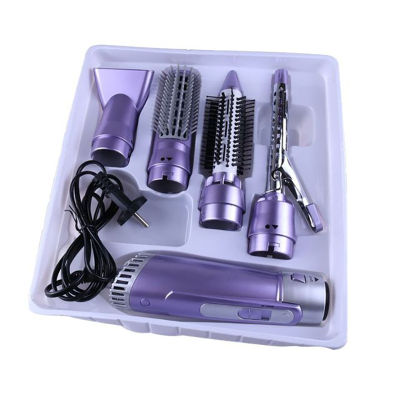 4 in 1 Hair Dryer Brush One Step Hair Dryer and Volumizer Styler Blow Dryer Straightener &amp; Curler Hot Air Hair Brush Comb