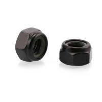 20-50Pcs DIN985 M2 M2.5 M3 M4 M5 M6 M8 Self-locking Nut Lock Nut Locknut Slip Nylon Hex Nuts Black Zinc Plated Carbon Steel Nails Screws Fasteners