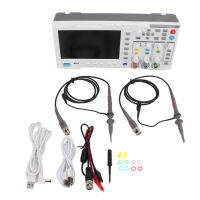 1014D LCD Digital Oscilloscope แบบพกพา 100MHz 2 Channel Oscilloscope เครื่องกำเนิดสัญญาณ