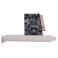 4-Port RAID Controller Card PCI Expand Card 2.0 SATA II with Sil3114 Chip PCI Sata Internal Ports Raid Controller Card