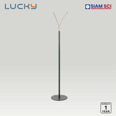 LUCKY เสาแขวนสูท OLUS รุ่น OL-01180 ที่แขวนเสื้อ Coat rack ที่แขวนหมวก ที่แขวนเอนกประสงค์ เสาเหล็ก สยามสตีล