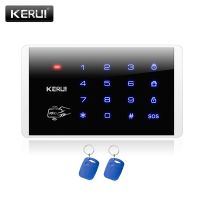 แป้นกดสัมผัส RFID K16 KERUI สำหรับแป้นพิมพ์แป้นพิมพ์รหัสผ่านไร้สายแบบระบบควบคุมไร้สาย PSTN GSM 433MHz ถามระบบสัญญาณกันขโมย