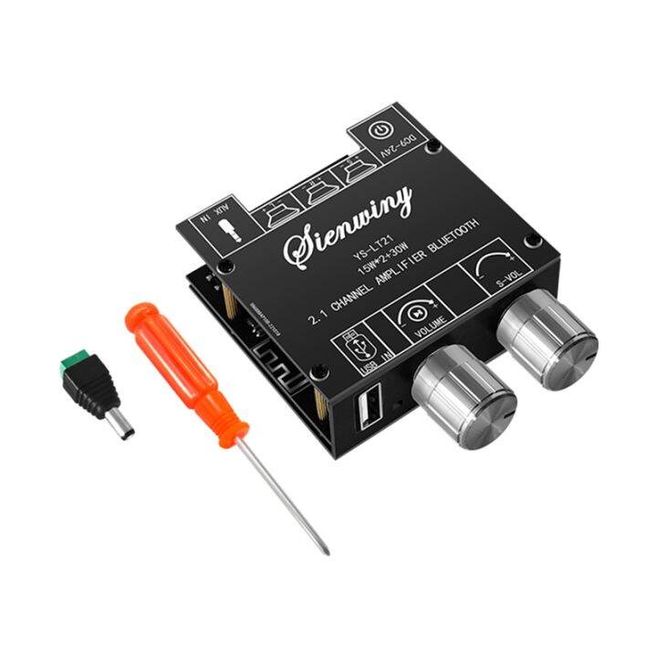 YSLT21 2.1 Channel Bluetooth Amplifier Board 15W+15W+30W with