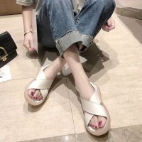 SWEETC Kasut Perempuan Fish Mouth Sandals lat Jelly Korean Fairy Style Open Toe Sandals