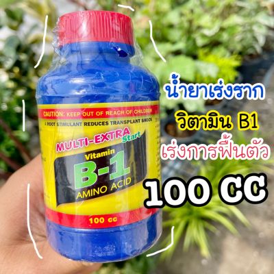 (ส่งไว)B1 น้ำยาเร่งราก B-1 เร่งการฟื้นตัว น้ำยาB1 100 มล. บี1(ต้นไม้ส่งทั้งกระถาง)