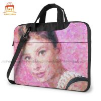 2021Audrey Hepburn Laptop Bag Case Protective Kawaii Computer Bag Bicycle Clutch Laptop Pouch