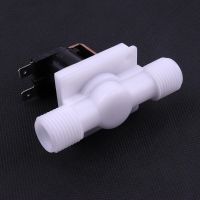 CHEERBRIGHT White Normally Closed DC 12V Electric Magnetic Water Control Valve Solenoid Valve Switch 84x53x41mm