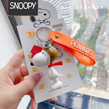 2023 Snoopy Keychain Cartoon Comic Kawaii Couple Doll Car Pendant