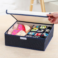 13 grids Underwear Storage Box Silk Scarf Organizador Panties Organizer Home Underwear Socks Storage Box Drawer Organizers