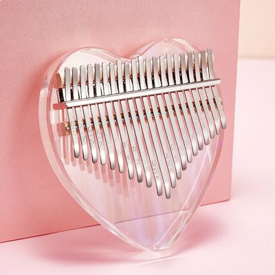 【YF】 Cartoon Transparent Kalimba 17 21 Keys Thumb Musical Instruments Gifts