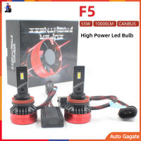 (ส่งด่วน) F5 110W H4 Led Canbus 20000LM ไฟหน้าสูง H11 High Beam H8 H11 H16 9005 Hb3 Hb4 LED Turbo ชิป GX-Pแท้ สำหรับ รถจักรยานยนต์ รถยนต์ DC9-32V