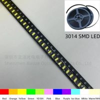 3014 SMD LED Red Yellow Green White Blue Golden yellow Pink Ice Blue  light emitting diode 100pcs/lot Electrical Circuitry Parts