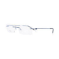 Titanium Rimless Rectangular Shape Eyeglasses Optical Frame for Men and Women Eyewear