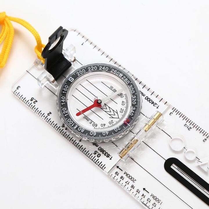 folding-compass-multiftional-outdoor-mini-compass-map-scale-ruler-waterproof-hiking-camping-survival-guiding-tool-wholesale